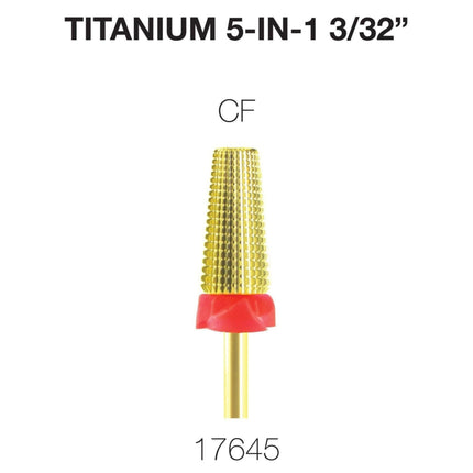 Cre8tion - Titanium 5 in 1 Nail Filing Bit 3/32