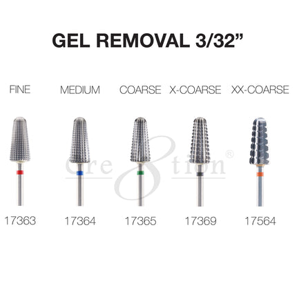 Cre8tion - Gel Removal - Nail Filing Bit - 3/32