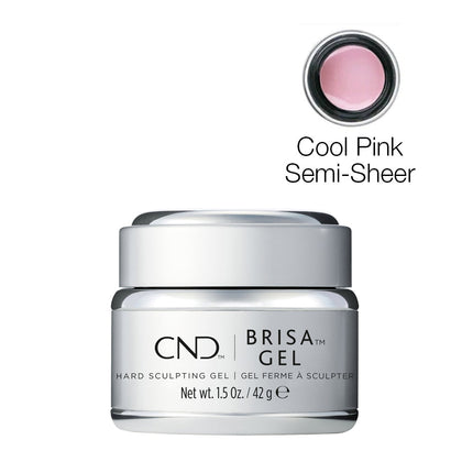 CND Brisa Sculpting Gel - Cool Pink - Semi - sheer