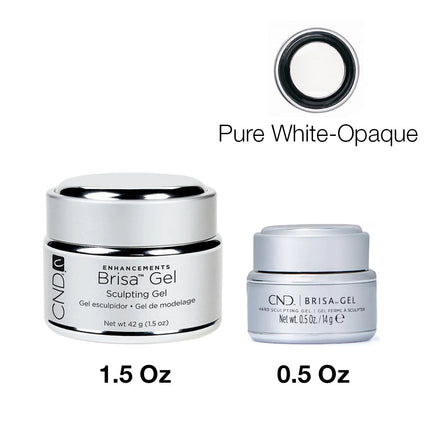 CND Brisa Sculpting Gel - Pure White - Opaque