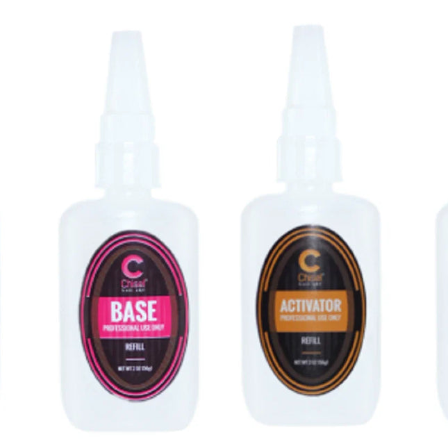 Chisel - Dip System: Bond, Base, Activator, Top Refill 2oz