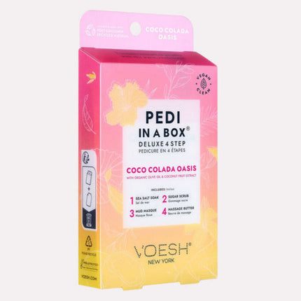 VOESH - Deluxe Pedicure 4in1 Case 50pcs - Coco Colada Oasis