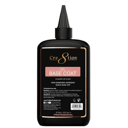 Cre8tion - Base Coat, Diamond Top Coat Refill (16oz)
