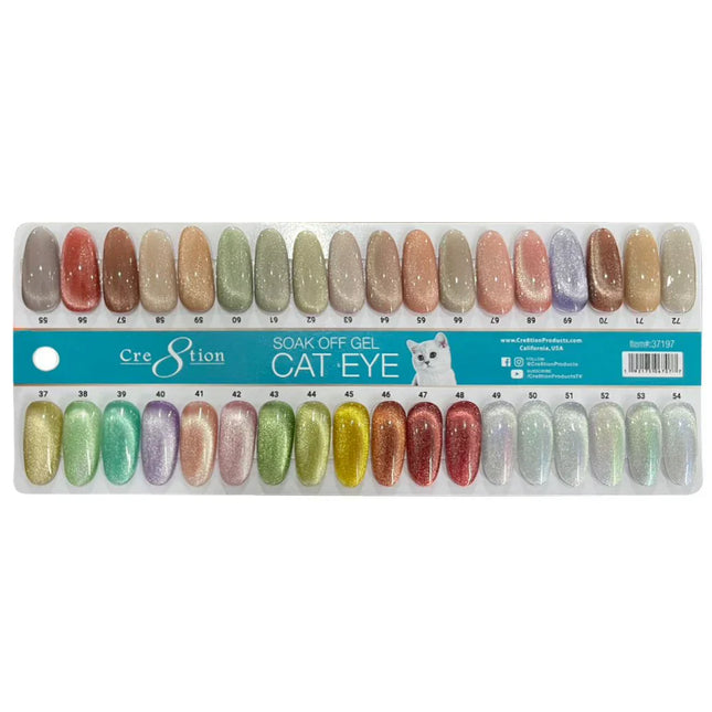 Cre8tion - Cat Eye Full Set 36 Colors (#37 - #72)