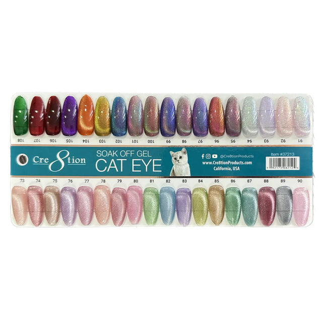 Cre8tion - Cat Eye Full Set 36 Colors (#73 - #108)