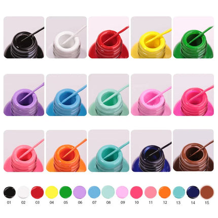 Cre8tion - Detail Nail Art Gel - Full Set 93 Colors (#01 - #93)