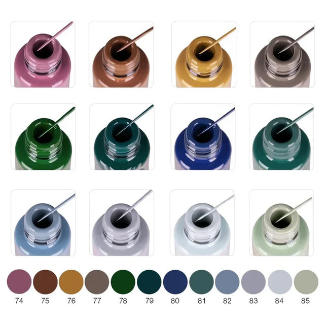 Cre8tion - Detail Nail Art Gel - Full Set 93 Colors (#01 - #93)