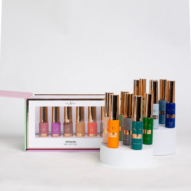 Cre8tion - Detail Nail Art Gel - Full Set 93 Colors (#01 - #93)