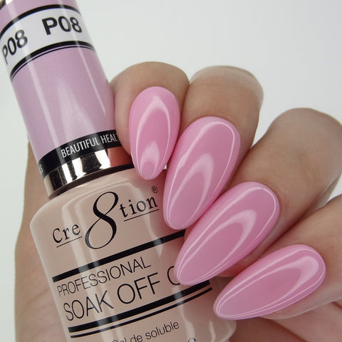 Cre8tion - French Pink Gel Colors (#P01 - P28, #W1 - W4)