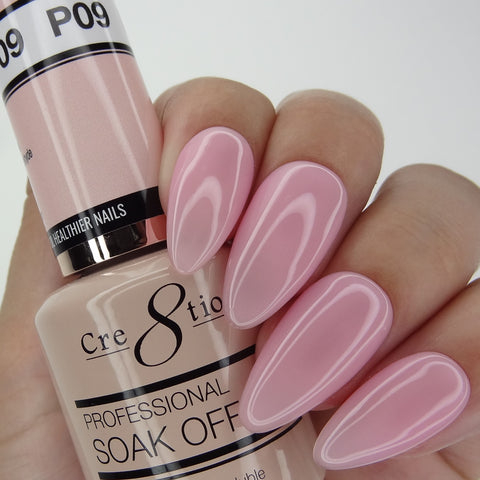 Cre8tion - French Pink Gel Colors (#P01 - P28, #W1 - W4)