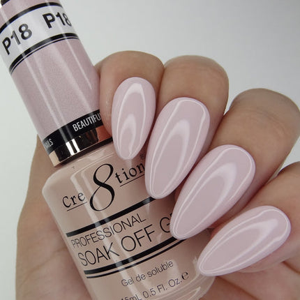 Cre8tion - French Pink Gel Colors (#P01 - P28, #W1 - W4)