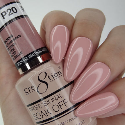 Cre8tion - French Pink Gel Colors (#P01 - P28, #W1 - W4)