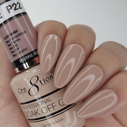 Cre8tion - French Pink Gel Colors (#P01 - P28, #W1 - W4)