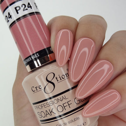 Cre8tion - French Pink Gel Colors (#P01 - P28, #W1 - W4)
