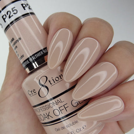 Cre8tion - French Pink Gel Colors (#P01 - P28, #W1 - W4)