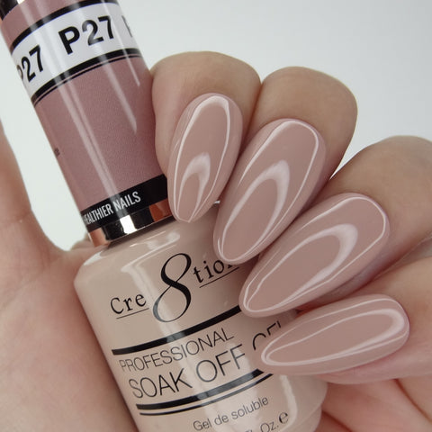 Cre8tion - French Pink Gel Colors (#P01 - P28, #W1 - W4)