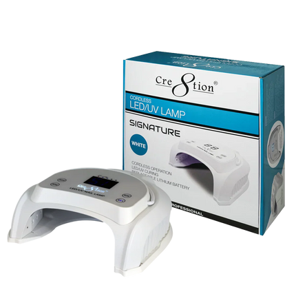 Cre8tion - Signature Cordless LED UV Lamp (Black/ White)