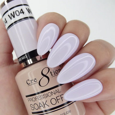 Cre8tion - French Pink Gel Colors (#P01 - P28, #W1 - W4)