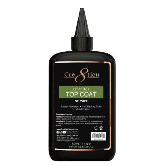 Cre8tion - Base Coat, Diamond Top Coat Refill (16oz)