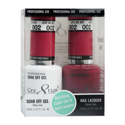 Cre8tion - Gel & Lacquer Solid Duo (#01 - #50)