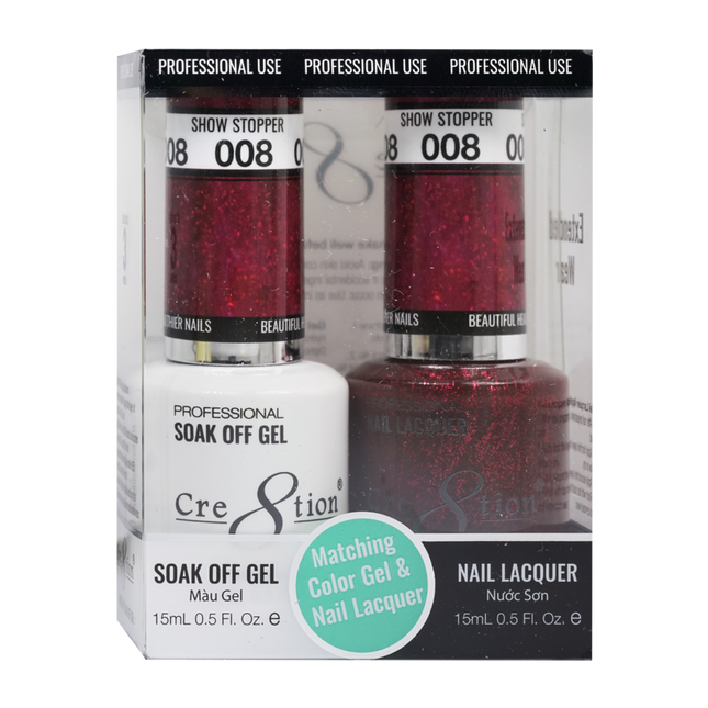 Cre8tion - Gel & Lacquer Solid Duo (#01 - #50)