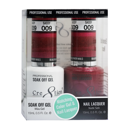 Cre8tion - Gel & Lacquer Solid Duo (#01 - #50)