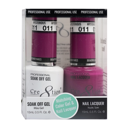 Cre8tion - Gel & Lacquer Solid Duo (#01 - #50)