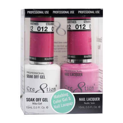 Cre8tion - Gel & Lacquer Solid Duo (#01 - #50)