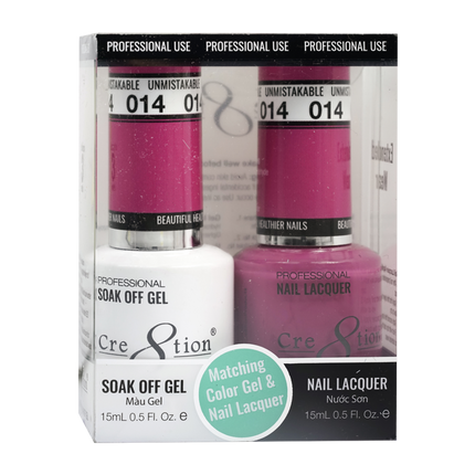 Cre8tion - Gel & Lacquer Solid Duo (#01 - #50)
