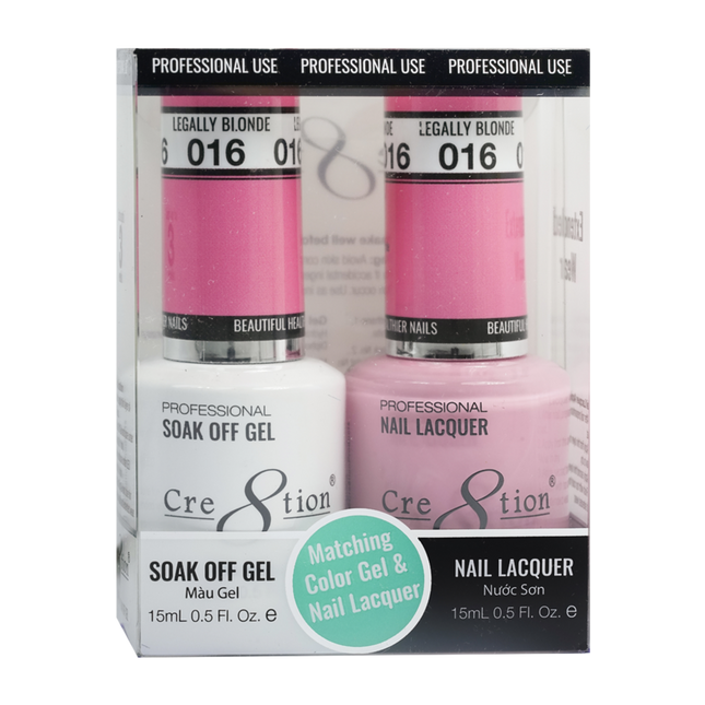 Cre8tion - Gel & Lacquer Solid Duo (#01 - #50)