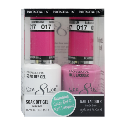 Cre8tion - Gel & Lacquer Solid Duo (#01 - #50)