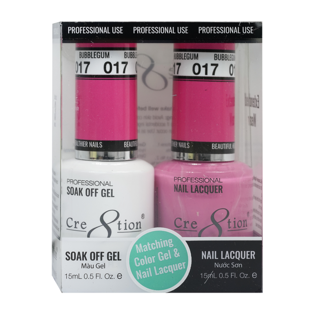 Cre8tion - Gel & Lacquer Solid Duo (#01 - #50)