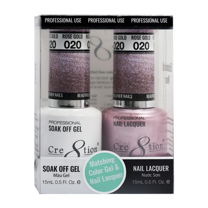 Cre8tion - Gel & Lacquer Solid Duo (#01 - #50)