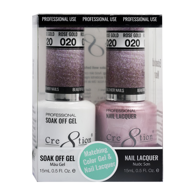 Cre8tion - Gel & Lacquer Solid Duo (#01 - #50)