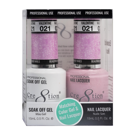 Cre8tion - Gel & Lacquer Solid Duo (#01 - #50)