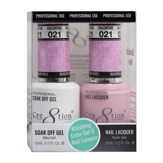 Cre8tion - Gel & Lacquer Solid Duo (#01 - #50)