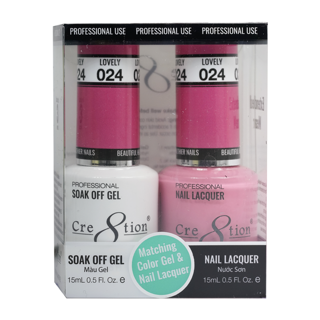 Cre8tion - Gel & Lacquer Solid Duo (#01 - #50)