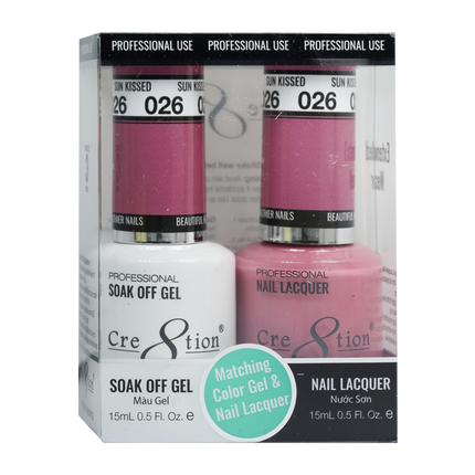 Cre8tion - Gel & Lacquer Solid Duo (#01 - #50)