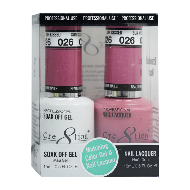 Cre8tion - Gel & Lacquer Solid Duo (#01 - #50)