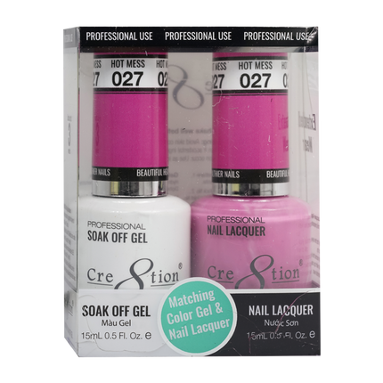 Cre8tion - Gel & Lacquer Solid Duo (#01 - #50)