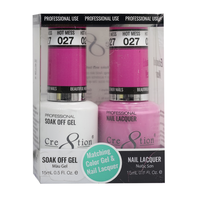 Cre8tion - Gel & Lacquer Solid Duo (#01 - #50)