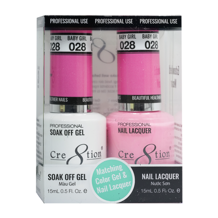 Cre8tion - Gel & Lacquer Solid Duo (#01 - #50)