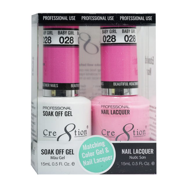 Cre8tion - Gel & Lacquer Solid Duo (#01 - #50)