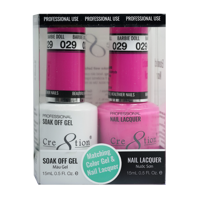 Cre8tion - Gel & Lacquer Solid Duo (#01 - #50)