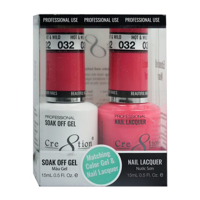 Cre8tion - Gel & Lacquer Solid Duo (#01 - #50)