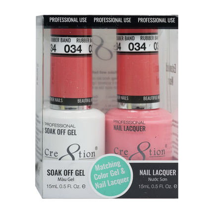Cre8tion - Gel & Lacquer Solid Duo (#01 - #50)