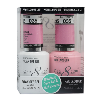 Cre8tion - Gel & Lacquer Solid Duo (#01 - #50)