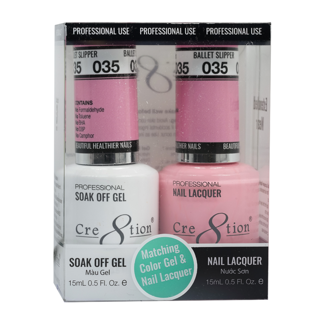 Cre8tion - Gel & Lacquer Solid Duo (#01 - #50)