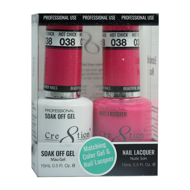 Cre8tion - Gel & Lacquer Solid Duo (#01 - #50)