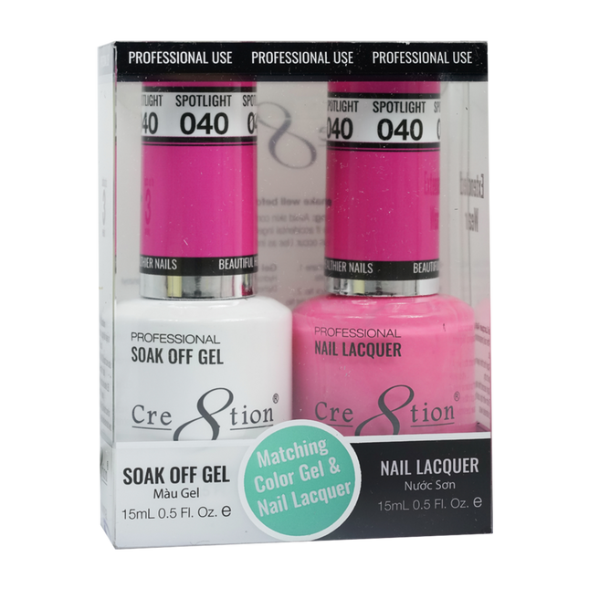 Cre8tion - Gel & Lacquer Solid Duo (#01 - #50)